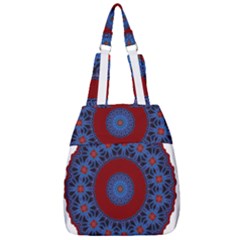 Mandala Pattern Round Ethnic Center Zip Backpack