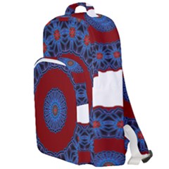 Mandala Pattern Round Ethnic Double Compartment Backpack