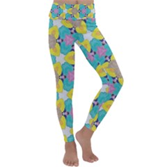 Cotton Candy Craze Kids  Lightweight Velour Classic Yoga Leggings