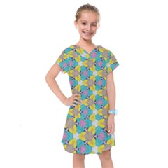 Cotton Candy Craze Rage On Kids  Drop Waist Dress