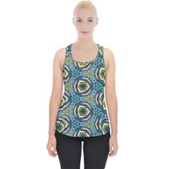 Quirky Kaleidoscope Piece Up Tank Top by bykenique