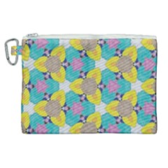 Cotton Candy Craze Canvas Cosmetic Bag (xl) by bykenique