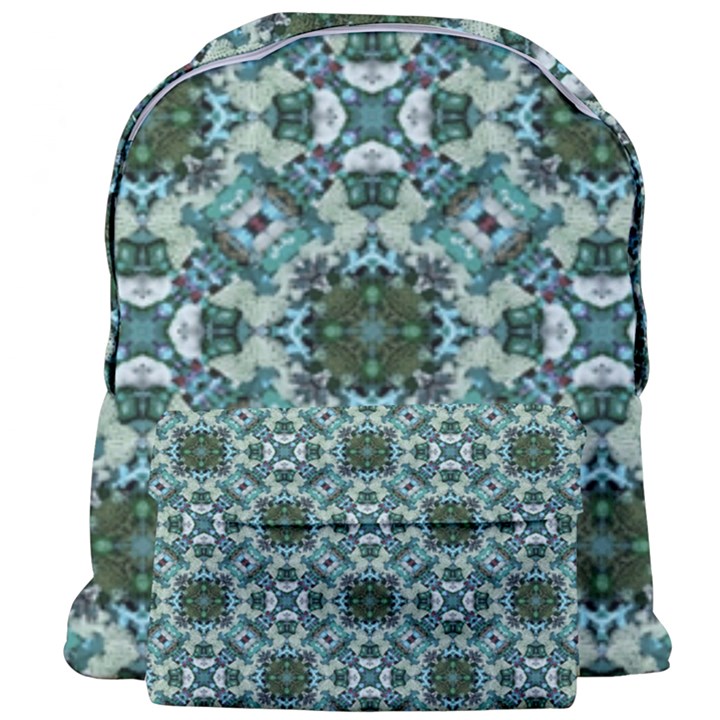 Tenacious Teal Giant Full Print Backpack