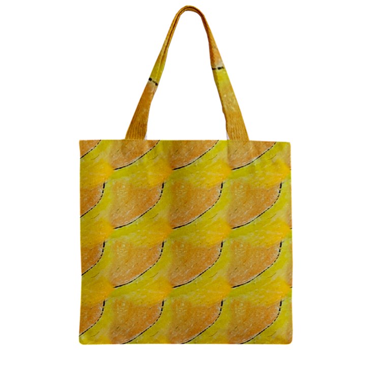 Citrus City Zipper Grocery Tote Bag