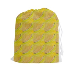 Citrus City Drawstring Pouch (xxl) by bykenique