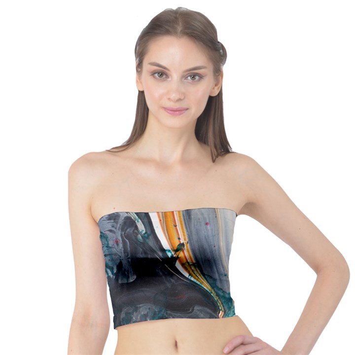 Art Modern Painting Background Tube Top