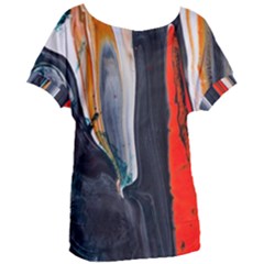 Art Modern Painting Background Women s Oversized Tee