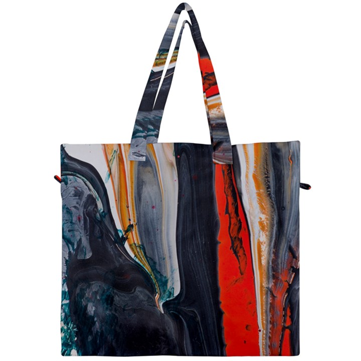 Art Modern Painting Background Canvas Travel Bag