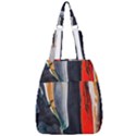 Art Modern Painting Background Center Zip Backpack View1