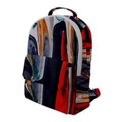 Art Modern Painting Background Flap Pocket Backpack (Large)