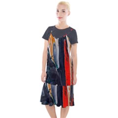 Art Modern Painting Background Camis Fishtail Dress