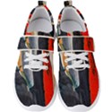 Art Modern Painting Background Men s Velcro Strap Shoes View1