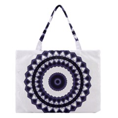 Design Mandala Pattern Circular Medium Tote Bag by Pakrebo