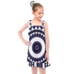 Design Mandala Pattern Circular Kids  Overall Dress by Pakrebo