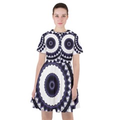 Design Mandala Pattern Circular Sailor Dress