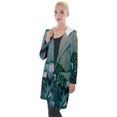 Abstract Art Modern Surreal Hooded Pocket Cardigan by Pakrebo