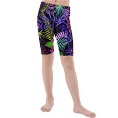 Leaves Nature Design Plant Kids  Mid Length Swim Shorts by Pakrebo