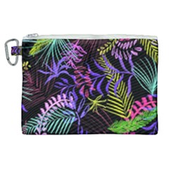 Leaves Nature Design Plant Canvas Cosmetic Bag (xl) by Pakrebo