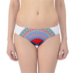 Design Circular Aztec Symbol Hipster Bikini Bottoms