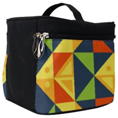 Background Geometric Color Make Up Travel Bag (big)