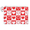 Background Card Checker Chequered Canvas Cosmetic Bag (XL) View1