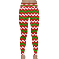 Christmas Paper Scrapbooking Pattern Classic Yoga Leggings by Pakrebo