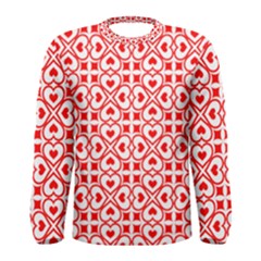 Background Card Checker Chequered Men s Long Sleeve Tee