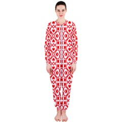 Background Card Checker Chequered Onepiece Jumpsuit (ladies)  by Pakrebo