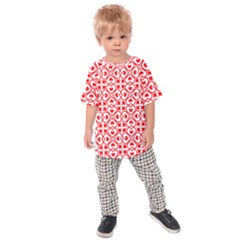 Background Card Checker Chequered Kids  Raglan Tee