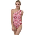 Background Card Checker Chequered To One Side Swimsuit View1