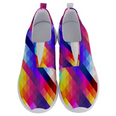 Abstract Background Colorful Pattern No Lace Lightweight Shoes