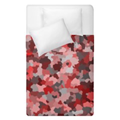 Black Red  Duvet Cover Double Side (single Size) by artifiart