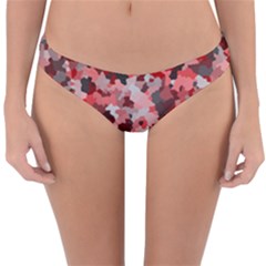 Black Red  Reversible Hipster Bikini Bottoms by artifiart