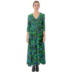 Plega Button Up Boho Maxi Dress by artifiart