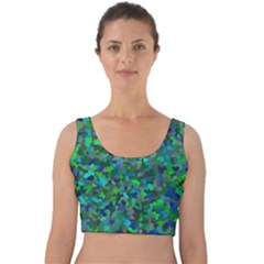 Plega Velvet Crop Top by artifiart