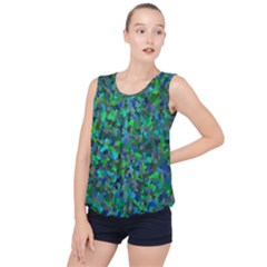 Plega Bubble Hem Chiffon Tank Top by artifiart