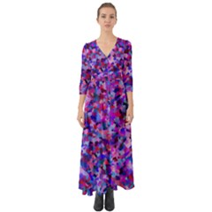 Buty Button Up Boho Maxi Dress by artifiart