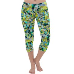 Lovely Capri Yoga Leggings by artifiart