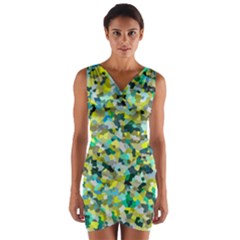 Lovely Wrap Front Bodycon Dress by artifiart