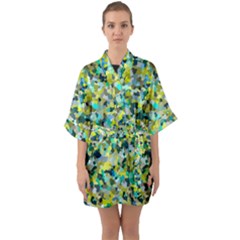 Lovely Quarter Sleeve Kimono Robe by artifiart