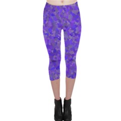 Blur Capri Leggings  by artifiart