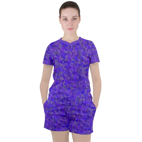 Blur Women s Tee And Shorts Set by artifiart