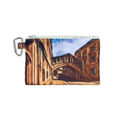 Street Architecture Building Canvas Cosmetic Bag (small) by Pakrebo