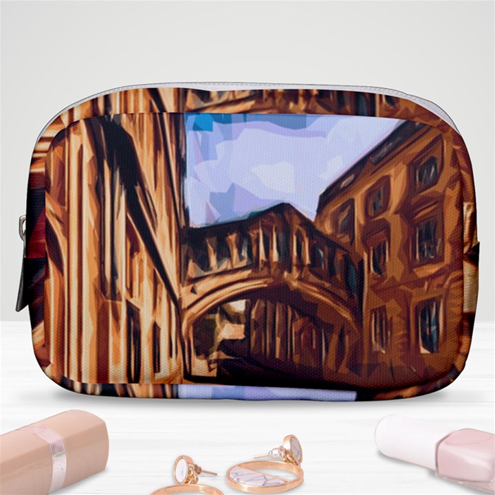 Street Architecture Building Make Up Pouch (Small)