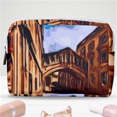 Street Architecture Building Make Up Pouch (medium)