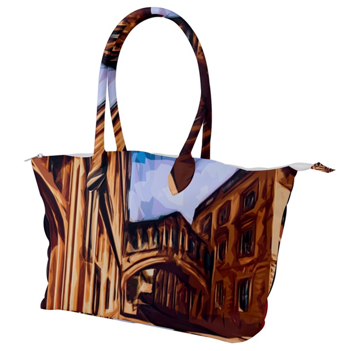 Street Architecture Building Canvas Shoulder Bag