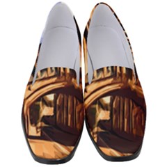 Street Architecture Building Women s Classic Loafer Heels