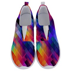 Abstract Background Colorful Pattern No Lace Lightweight Shoes