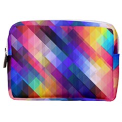 Abstract Background Colorful Pattern Make Up Pouch (medium)