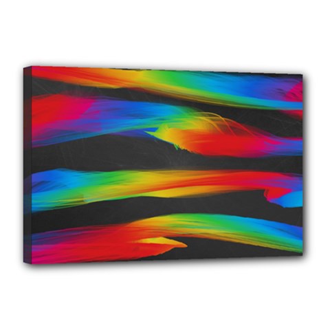 Colorful Background Canvas 18  X 12  (stretched) by Pakrebo